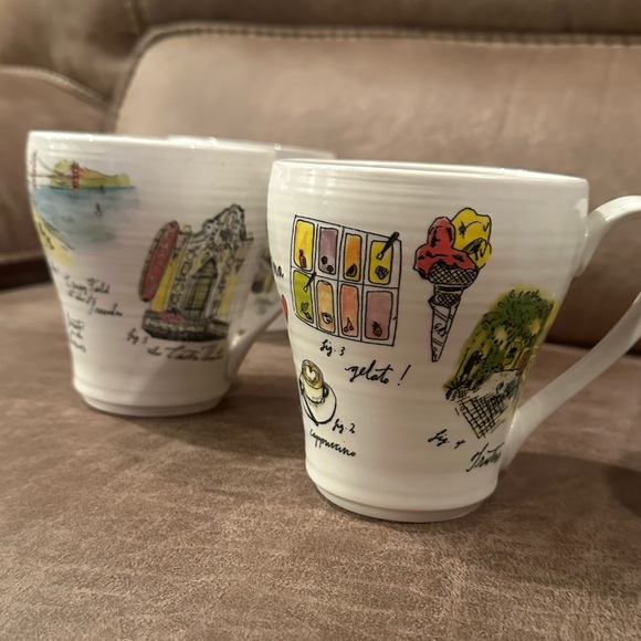 Set of Diva Pyari Linea Carta Illustrated Travel Mugs - Picture 7 of 14